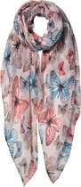 Juleeze Sjaal Dames Print JZSC0594 85*180 cm - Meerkleurig Synthetisch Shawl DamesSjaal