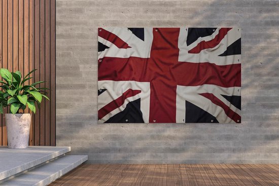 Le drapeau de la Groot Poster jardin 180x120 cm - Toile de jardin / Toile d'extérieur / Peintures d'extérieur (décoration de jardin) XXL / Groot format!