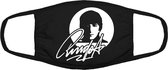 Ringo Starr mondkapje | Liverpool | Beatles | popmuziek | grappig | gezichtsmasker | bescherming | bedrukt | logo | Zwart mondmasker van katoen, uitwasbaar & herbruikbaar. Geschikt voor OV