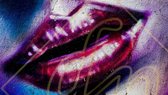 DP Diamond Painting Purple Lips - formaat 70 x 40 cm