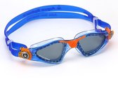 Aqua Sphere Kayenne Junior - Zwembril - Kinderen - Dark Lens - Blauw/Oranje