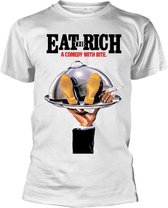 The Comic Strip Heren Tshirt -L- Eat The Rich Wit
