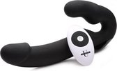 Bundle - Strap U - Urge Strapless Strap-On Vibrator - Zwart met glijmiddel