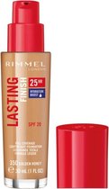 Rimmel Lasting Finish Foundation 350 Golden Honey - 3 x 30 ml - Voordeelverpakking