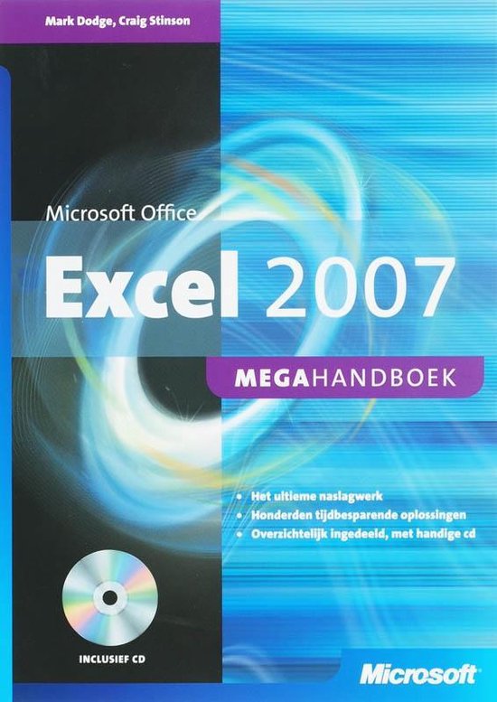 Cover van het boek 'Microsoft Excel 2007 + CD-ROM' van Craig Stinson en Mark Dodge
