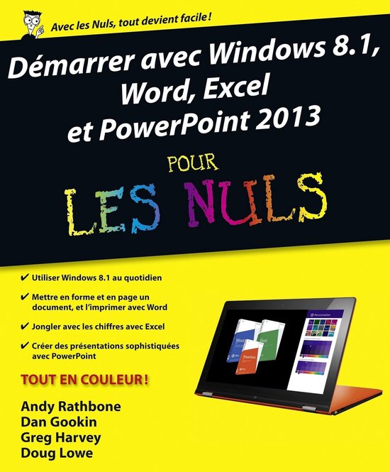 Démarrer avec Windows 8.1, Word, Excel et PowerPoint 2013 P ... - cover