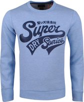 Superdry - Heren Sweater - Collegiate - Blauw