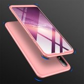 GKK Three Stage Splicing Full Coverage PC Case voor Asus Zenfone Max Pro (M2) ZB631KL (Rose Gold)