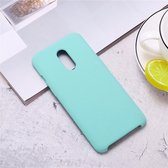 Ultradunne vloeibare siliconen valbestendige beschermhoes voor OnePlus 7 (blauw)