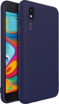 Voor Galaxy A2 Core IMAK UC-1-serie schokbestendig mat TPU beschermhoes (blauw)