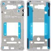 Front Behuizing LCD Frame Bezel Plate voor LG V30 / VS996 / LS998U / H933 / LS998U / H930 (Zilver)