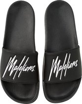 Malelions Slippers - Slides - Black/White - Maat 44