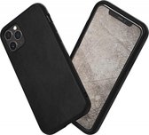 Housse iPhone 11 Pro Max RhinoShield SolidSuit Backcover - Cuir Noir