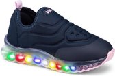 Bibi - Meisjes sneakers - Roller Celebration Naval/Sugar - maat 30 - met lichtjes