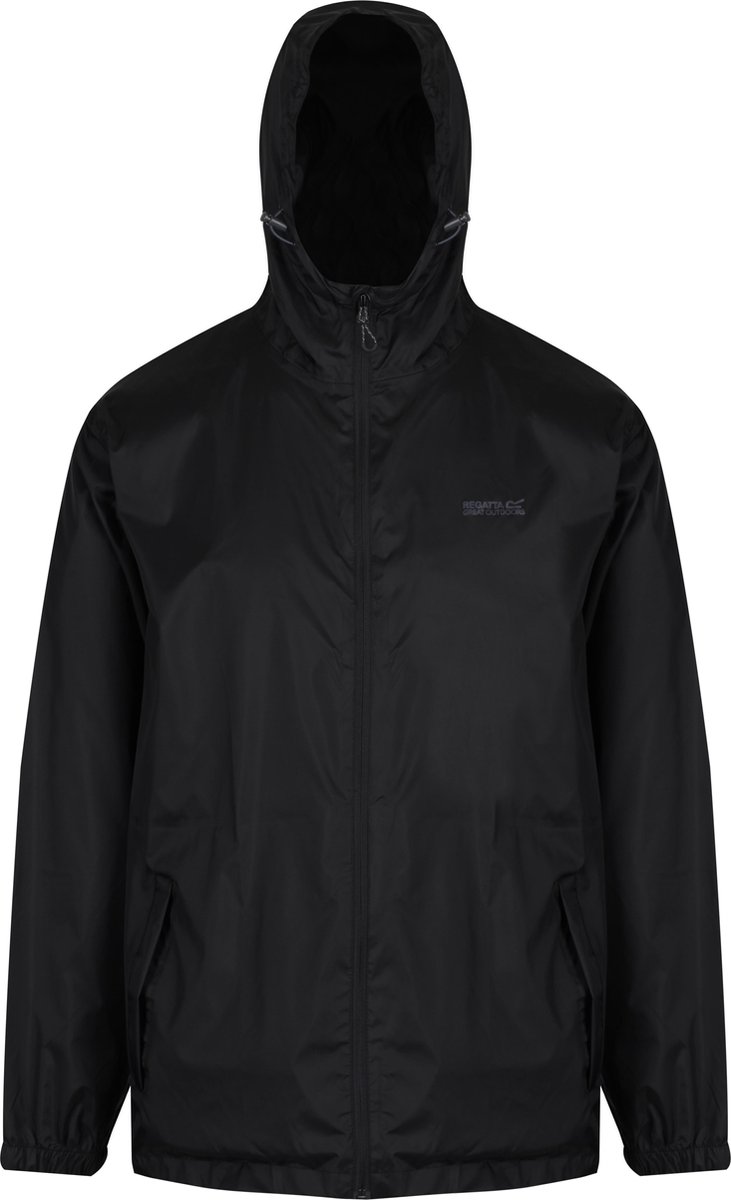 Regatta Pack-It II Regenjas - Maat L - Mannen - zwart
