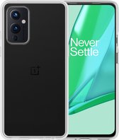 OnePlus 9 Hoesje Transparant Siliconen - OnePlus 9 Case - OnePlus 9 Hoes - Transparant