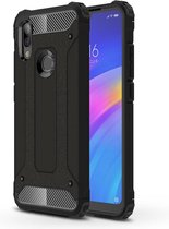 Magic Armor TPU + PC Combinatie Case voor Xiaomi Redmi 7 (zwart)
