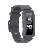Voor Fitbit Inspire HR / Ace 2 siliconen Smart Watch vervangende polsbandje (grijs)