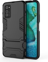 Voor Huawei Honor V30 schokbestendige pc + TPU beschermhoes met onzichtbare houder (zwart)