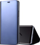 Voor Galaxy S9 PU galvaniseren spiegel horizontale flip lederen tas met houder (zwart)