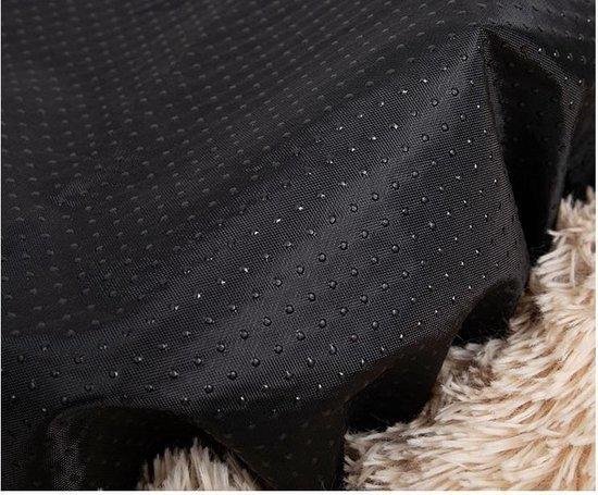 BEESSIES® beignet pour chien / coussin pour chien 120 cm - gris blanc - lit pour animal de compagnie - lit pour chien - panier kussen chien