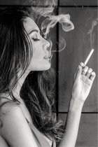 Poster Smoking girl No2