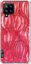 Casetastic Samsung Galaxy A42 (2020) 5G Hoesje - Softcover Hoesje met Design - Red Lanterns Print