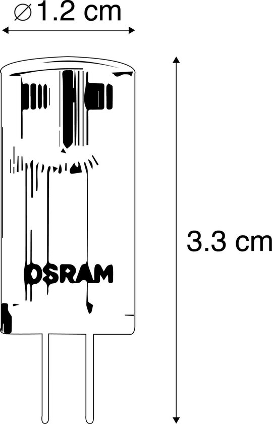 Osram G4 LED lamp 0,9W 100 lm 2700K | bol.com