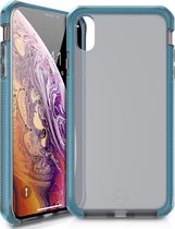 Itskins Supreme Frost cover voor iPhone X/Xs -  Level 3 bescherming - Blauw/Zwart