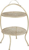Rekje | metaal | goud | 45x45x (h)67 cm