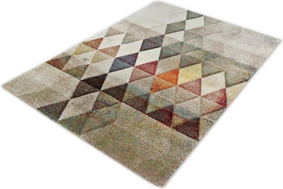 Woonkamer tapijt - NAZAR 2142070 Belis Tapis Matériel Synthétique  Multicolore - 80x150 cm | bol.com