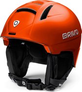 Briko Canyon Skihelm Matt Orange Fl Black - Maat M/L