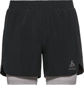 Odlo 2-in-1 Short MILLENNIUM Linencool PRO ZWART - Maat S