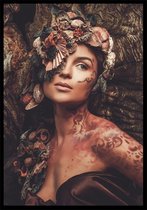 Dark Flower Women A1 luxury poster