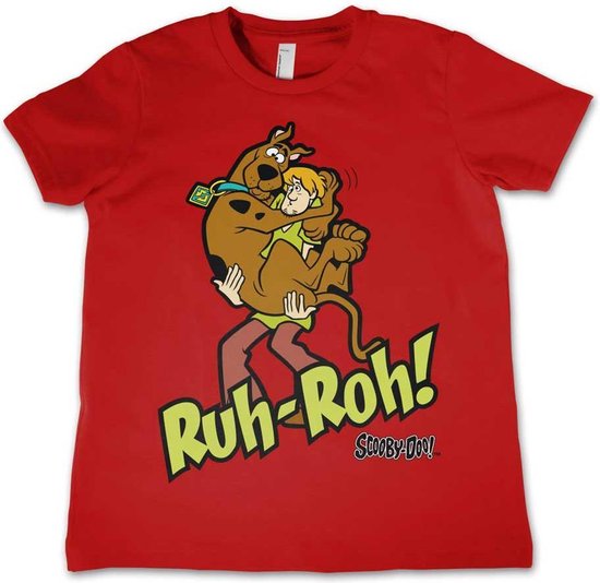 ScoobyDoo Kinder Tshirt -M- Ruh-Ruh Rood