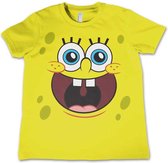 SpongeBob SquarePants Sponge Happy Face Kids T-Shirt Kinder Yellow-12 Jahre