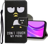 Voor Geschikt voor Xiaomi Redmi 9A Gekleurde Tekening Patroon Horizontale Flip Leren Case met Houder & Kaartsleuven & Portemonnee (Cartoon Woorden)