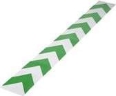 Conrad Components RTS115/1000-GN 1226962 Reflectietape RTS Groen, Zilver (l x b) 1 m x 11.5 cm 1 stuk(s)