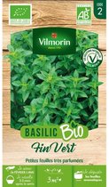 Vilmorin biologische fijne groene basilicum