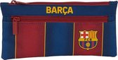 Schooletui F.C. Barcelona - Kastanjebruin, Marineblauw (22 x 11 x 3 cm)