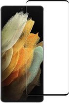 Voor Samsung Galaxy S21 Ultra 5G 3D gebogen rand Volledig scherm gehard glasfilm (zwart)