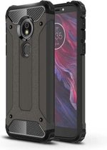 Magic Armor TPU + PC combinatiehoes voor MOTO E5 (brons)
