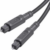 30m EMK OD4.0mm vierkante poort naar vierkante poort digitale audioluidspreker Optische glasvezelkabel (zilvergrijs)