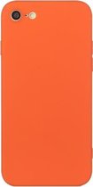 Rechte rand effen kleur TPU schokbestendig hoesje voor iPhone 6 (oranje)