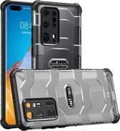 Voor Huawei P40 Pro + wlons Explorer Series PC + TPU beschermhoes (zwart)