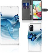 Coque Téléphone Samsung Galaxy A71 Case Cover pour Papillons