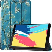 iMoshion Tablet Hoes Geschikt voor Lenovo Tab M8 FHD / Tab M8 - iMoshion Design Trifold Bookcase - Groen / Meerkleurig /Green Plant