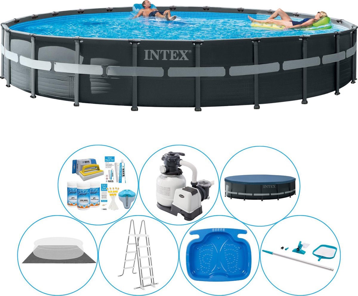 Afbeelding van product Ultra XTR Frame Rond 732x132 cm - Zwembad Super Set