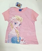 Disney Frozen t-shirt - Summer Blossom - roze - maat 116 (6 jaar)