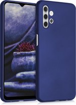 kwmobile telefoonhoesje voor Samsung Galaxy A32 5G - Hoesje voor smartphone - Back cover in metallic blauw
